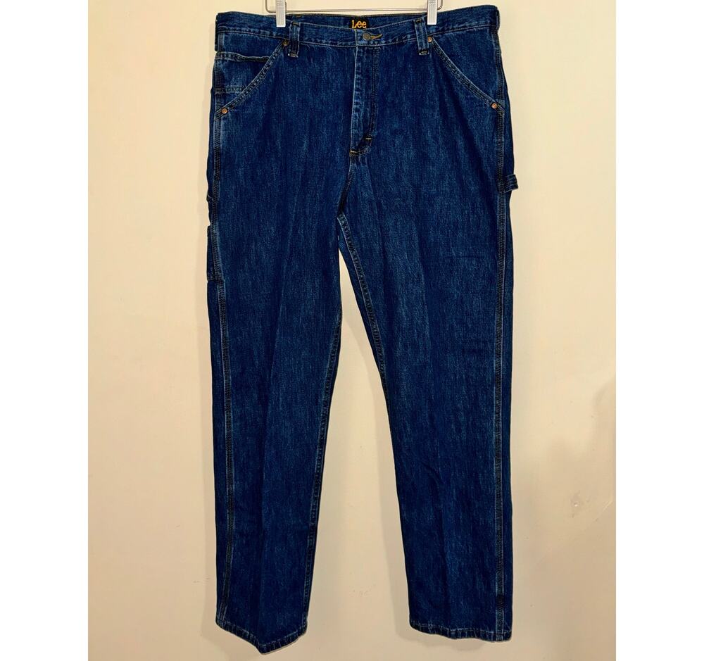 Carhartt Blue Jeans Men's 40x34 Relaxed Fit BD1483-M